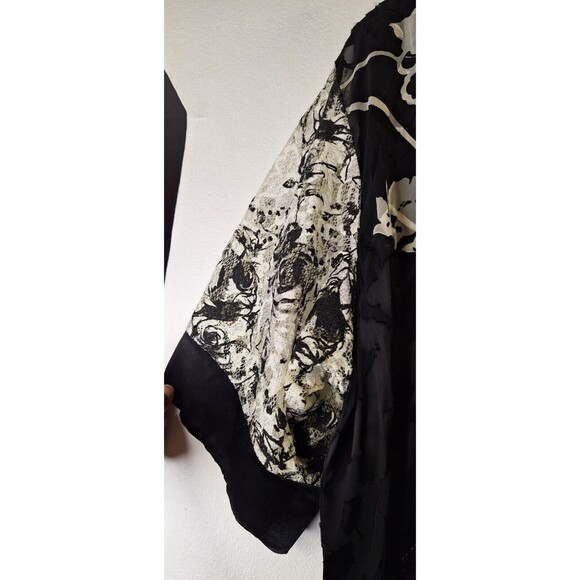 SPENCER ALEXIS Floral Lace Silk Blend Cardigan Blouse XL Bejeweled Glam Regency - Picture 8 of 9